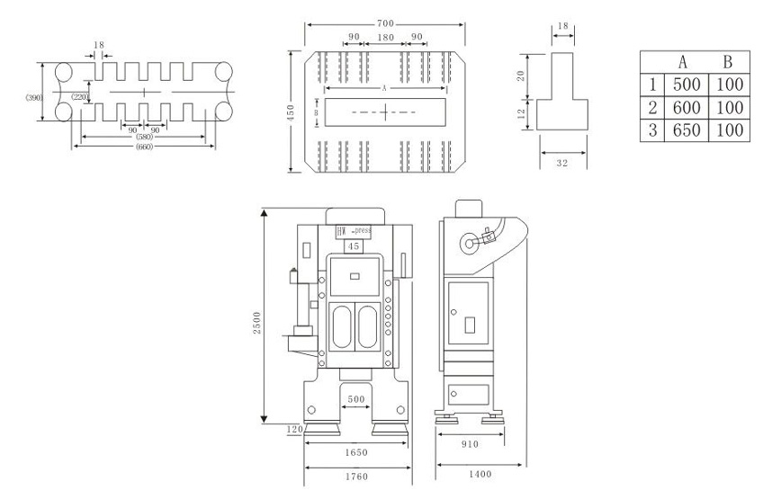 HW-press 45T四圓導柱二中心柱高速精密沖床 HW-press 45T四圓導柱二中心柱高速精密沖床