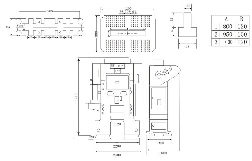 HW-press 125T八圓導柱二中心柱高速精密沖床 HW-press 125T八圓導柱二中心柱高速精密沖床